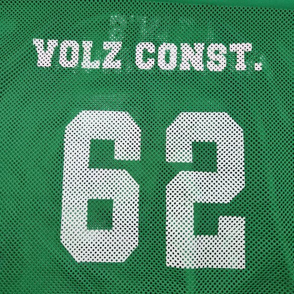 Vintage Russell Athletic Practice Jersey Boys Youth Medium Green Football Mesh - Picture 10 of 12